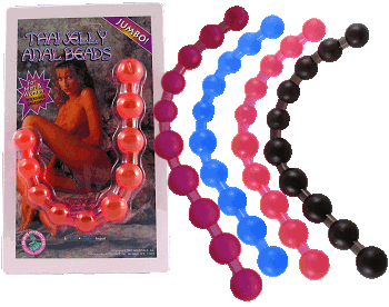 Thai Jelly Anal Beads - Jumbo